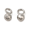 304 Stainless Steel Charms STAS-A093-01A-P-1
