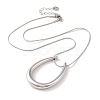 Non-Tarnish Vacuum Plating 304 Stainless Steel Snake Chain Necklaces NJEW-C045-06C-P-2