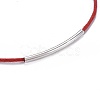 Adjustable Waxed Cotton Cord Bracelets X-BJEW-JB04206-3