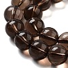 Natural Smoky Quartz Round Beads Strands G-E329-10mm-38A-4