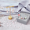 ARRICRAFT 30Pcs Natural Rose Quartz European Beads G-AR0005-36-5