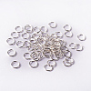 Silver Color Plated Brass Jump Rings X-JRC8MM-S-5