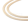 Vacuum Plating 304 Stainless Steel Snake Chains Necklaces X-NJEW-O058-29G-3
