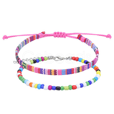 Rice Bead Woven Bracelet SH5319-3-1