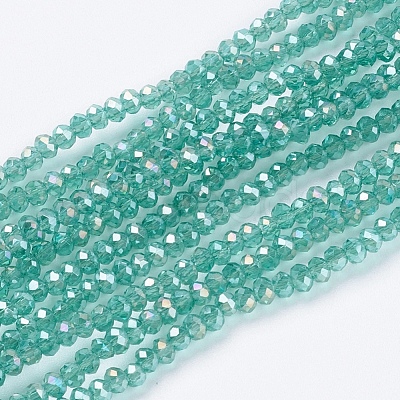 Glass Beads Strands GLAA-F076-1