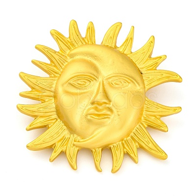 Sun God Brooch Pin JEWB-Z031-10G-1