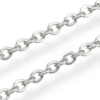 Tarnish Resistant 304 Stainless Steel Cable Chains CHS-S006-JN944-2-1