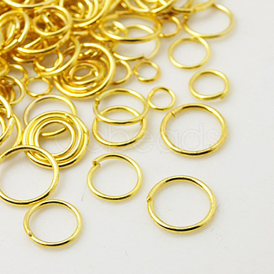 1 Box Brass Jump Rings KK-X0059-G-B-1