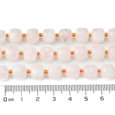 Natural Rose Quartz Beads Strands G-Q010-A10-01-1