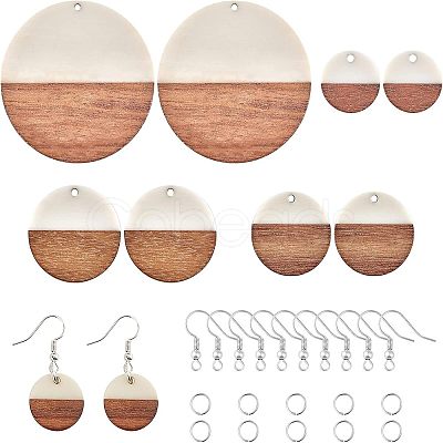 Olycraft DIY Dangle Earring Making Kits DIY-OC0002-50-1