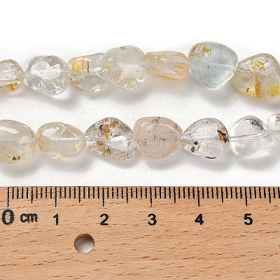 Natural Topaz Beads Strands G-P497-01E-53-1