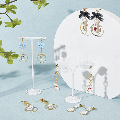 SUNNYCLUE DIY Easter Rabbit Earring Making Kit DIY-SC0021-22-1