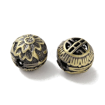 Tibetan Style Brass Beads KK-M284-47AB-1