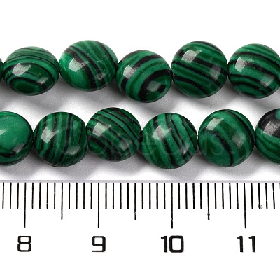 Synthetic Malachite Beads Strands G-T047-A10-01-1