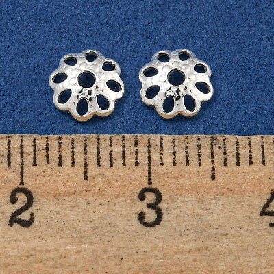 925 Sterling Silver Bead Caps STER-C007-03B-S-1