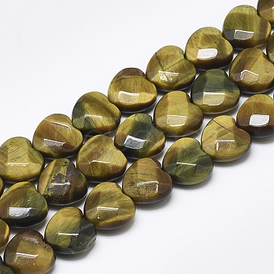 Natural Tiger Eye Beads Strands X-G-S357-E01-01-1