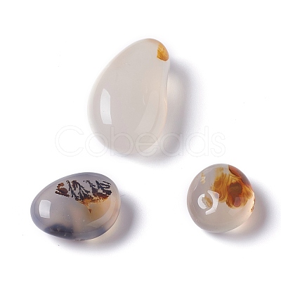 Natural Dendritic Agate Beads G-O188-08-1