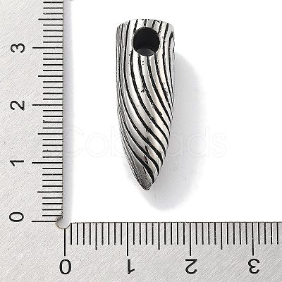 304 Stainless Steel Pendants STAS-Z098-08AS-1