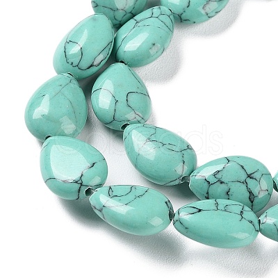 Synthetic Turquoise Beads Strands G-K357-A13-01-1