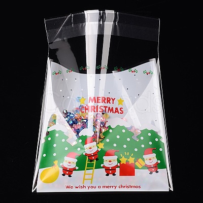 Rectangle OPP Cellophane Bags for Christmas OPC-L001-29-1