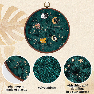 Galaxy Enamel Pin Hoop FIND-WH0260-64C-1