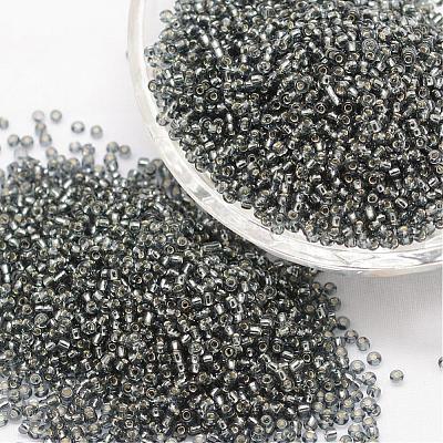 8/0 Transparent Glass Round Seed Beads SEED-J010-F8-40-1