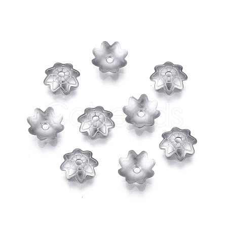 Non-Tarnish 304 Stainless Steel Bead Caps STAS-S057-51A-P-1