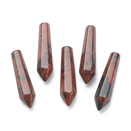 Natural Mahogany Obsidian Pointed Beads G-E490-C20-1