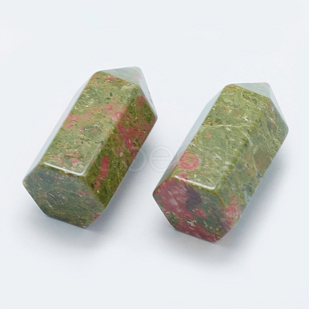 Natural Unakite Pointed Beads G-G760-K22-1