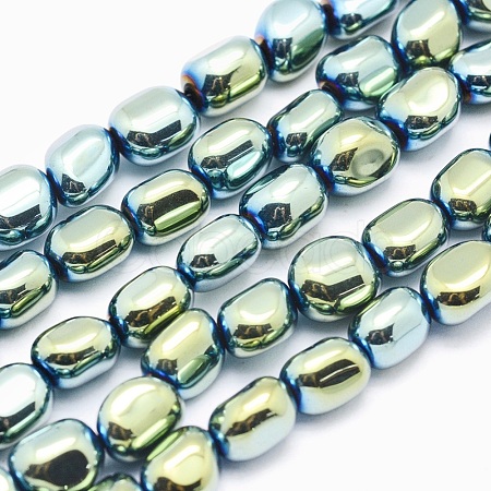 Electroplate Non-magnetic Synthetic Hematite Beads Strands G-L488-B-09-1