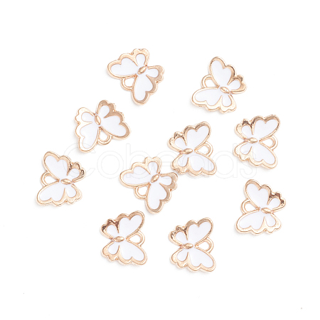Light Gold Plated Alloy Enamel Charms ENAM-WH0047-41A-1