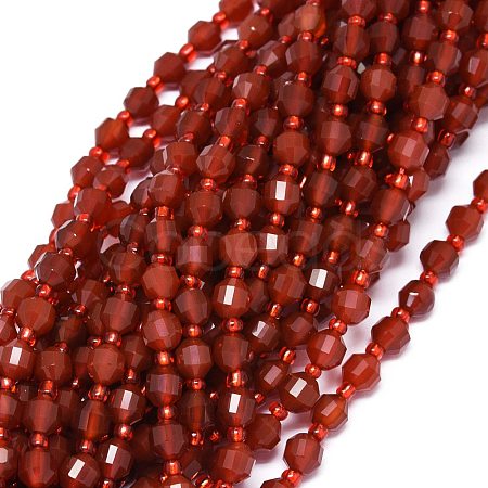 Natural Carnelian Beads Strands G-O201B-17-1