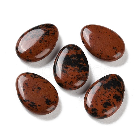 Natural Mahogany Obsidian Beads G-G104-08A-1