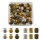 Craftdady Tibetan Style Alloy Beads, Buddha, for Buddhist, Mixed Color, 11x9x8mm, 60pcs/box