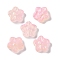 Baking Paint Glass Beads, Flower, Pink, 12.5x13x4.5mm, Hole: 1.2mm