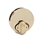 Round Alloy Purse Locks, Women's Bag Making Supplies, Light Gold, 2.6cm