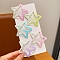 5Pcs 5 Colors Alloy Snap Hair Clips for Girl, Star, 100x80mm, 1Pc/colors