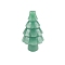 Natural Green Aventurine Carved Christmas Tree Figurines, for Home Desktop Decoration, 33x52mm