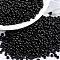 MIYUKI Round Rocailles Beads, Japanese Seed Beads, 8/0, (RR401) Black, 8/0, 3mm, Hole: 1mm, about 19000~20500pcs/pound