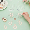 Diamond Wine Glass Paper Card DIY-WH0569-37A-3