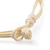 (Jewelry Parties Factory Sale)Eco-Friendly Korean Waxed Polyester Cord Bracelets BJEW-JB04596-02-3
