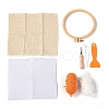 DIY Cotton Cup Mat Punch Needle Kits DIY-K032-38C-2