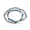 Electroplate Glass Beads Strands EGLA-L016-FP-A02-3