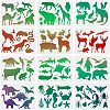 Plastic Reusable Drawing Painting Stencils Templates Sets DIY-WH0172-112-1