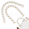Resin Imitation Pearl Beaded Bag Straps DIY-WH0304-662-1