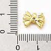 Brass Micro Pave Clear Cubic Zirconia Pendants ZIRC-P113-03G-3
