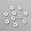 Iron Rhinestone Spacer Beads X-RB-A010-10MM-S-4