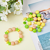 HOBBIESAY 12 Style Food Grade Eco-Friendly Silicone Beads SIL-HY0001-06-4