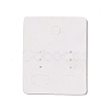 Rectangle Paper Earring Display Card with Hanging Hole CDIS-C004-01G-2