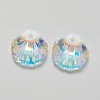 K9 Glass Rhinestone Pendants GLAA-F083-02B-2